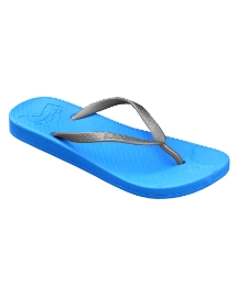 Gumbies Aqua and Silver Fish Flop
