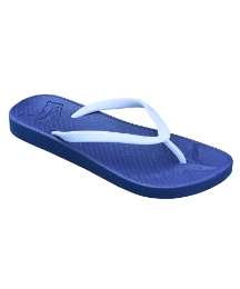 Gumbies Dark Blue and White Fish Flop