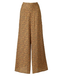 Petite Printed Palazzo Trousers