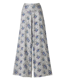 Petite Print Palazzo Trousers