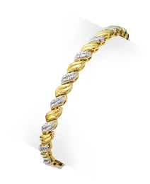 Diamond Accent Twisted Bracelet at Fashion World Catalogue Diamond Accent Twisted Bracelet.