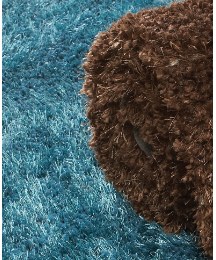 Polyester Shaggy Rugs Circular