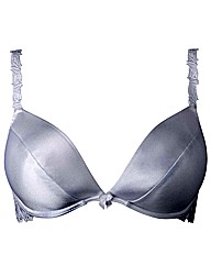 Splendour Underwired Satin Plunge Bra