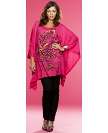 PInk plus size tunic