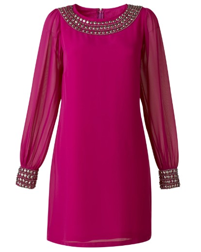 Hot pink tunic dress by Rise at Simply Be