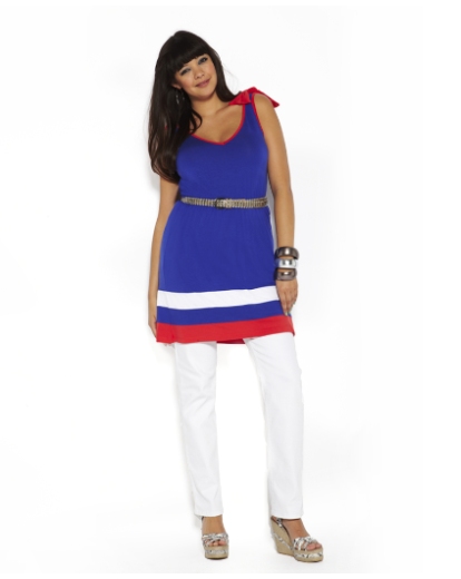 colour block stripe top