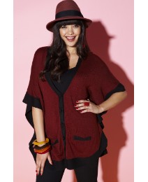 Knitted Cape Cardigan