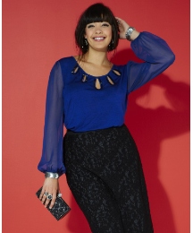 Cut Out Jersey Top