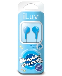 iLuv Bubble Gum2 Earphones Blue from Fifty Plus