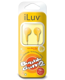 iLuv Bubble Gum2 Earphones Yellow from Ambrose Wilson
