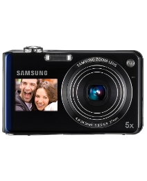 Samsung 12.2MP Dual LCD Camera - Blue from Fashion World