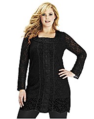 Lovedrobe Lace Tunic Top
