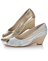 Van Dal Leather Peep Toe Wedge Van Dal Leather Peep Toe Wedge