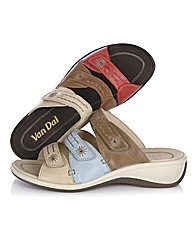 Van Dal Leather Strap Mules Van Dal Leather Strap Mules