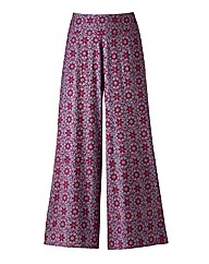 Angel Ribbons Floral Palazzo Trousers