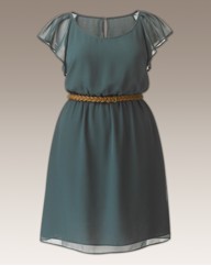Pasazz.net Favorite - Frill Sleeve Dress with Belt