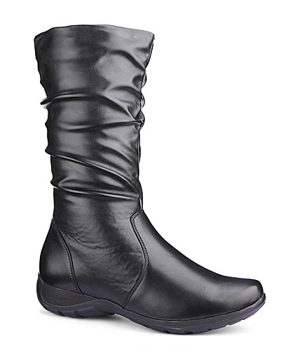 Cushion Walk Mid Calf Boots E Fit