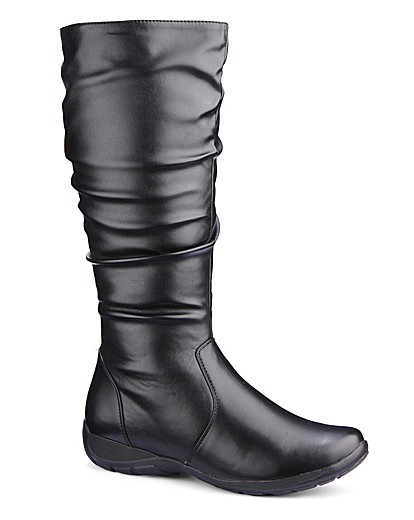 Cushion Walk High Leg Boots E Fit