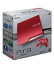 PS3 Scarlet Red 320gb Console