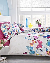 Butterfly Fusion Duvet Cover Set By Catherine La