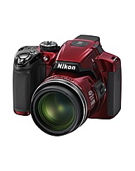 Nikon Coolpix P510 3D Camera Red 16MP 42xZoom 3.