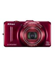 Nikon Coolpix S9300 3D Camera Red 16MP 18xZoom 3