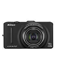Nikon Coolpix S9300 3D Camera Black 16MP 18xZoom