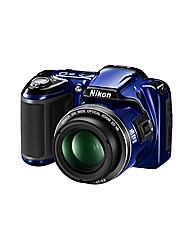 Nikon Coolpix L810 3D Camera Blue 16MP 26xZoom 3