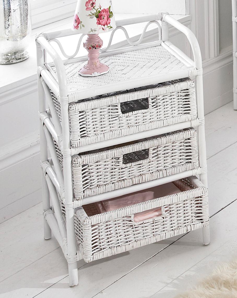 White Wicker Drawer Units Drawer House Of Bath