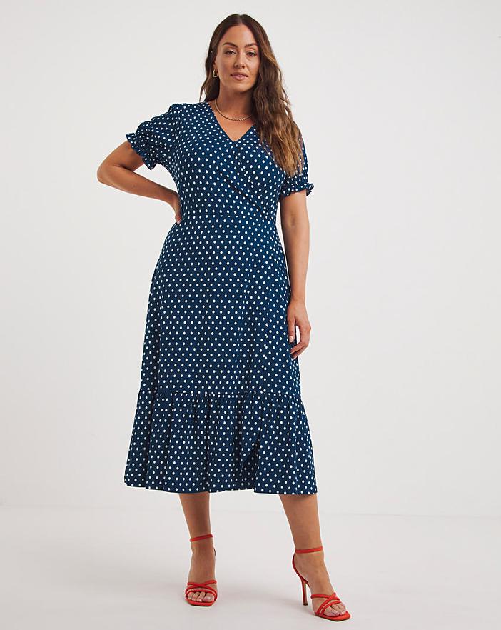 Joe Browns Polka Dot Wrap Midi Dress Ambrose Wilson