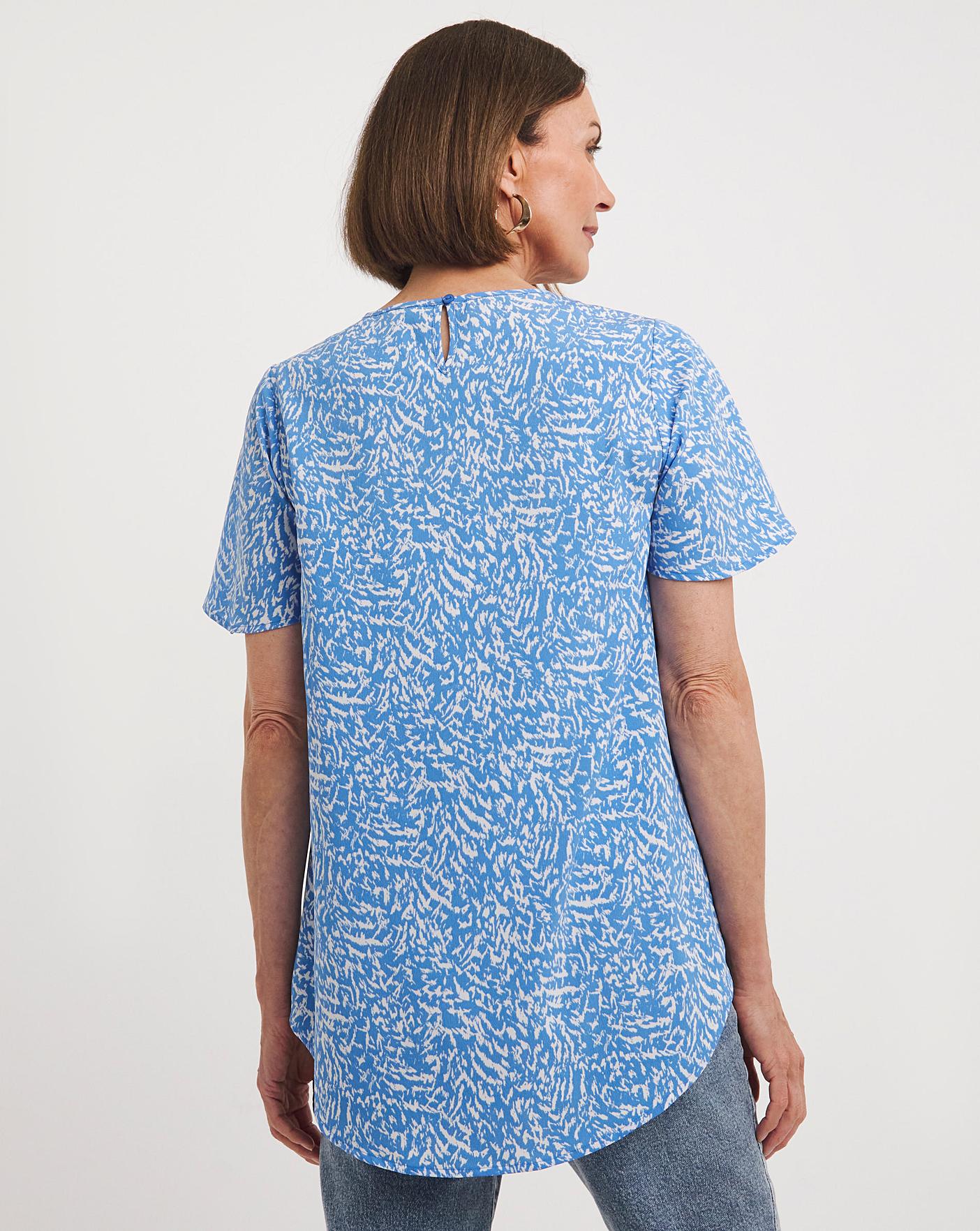 Short Sleeve Woven Top Oxendales