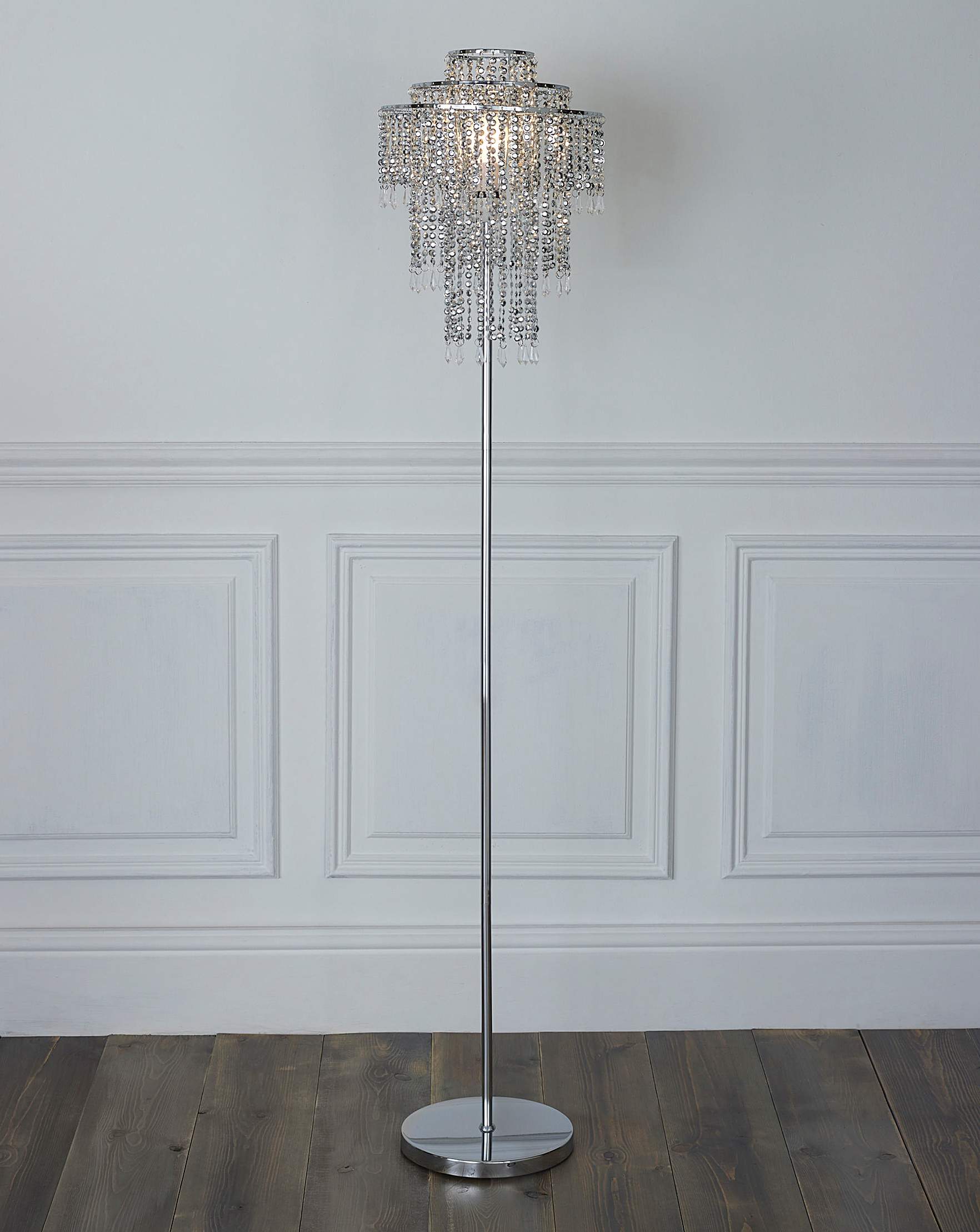 Beaded Sparkle Floor Lamp J D Williams