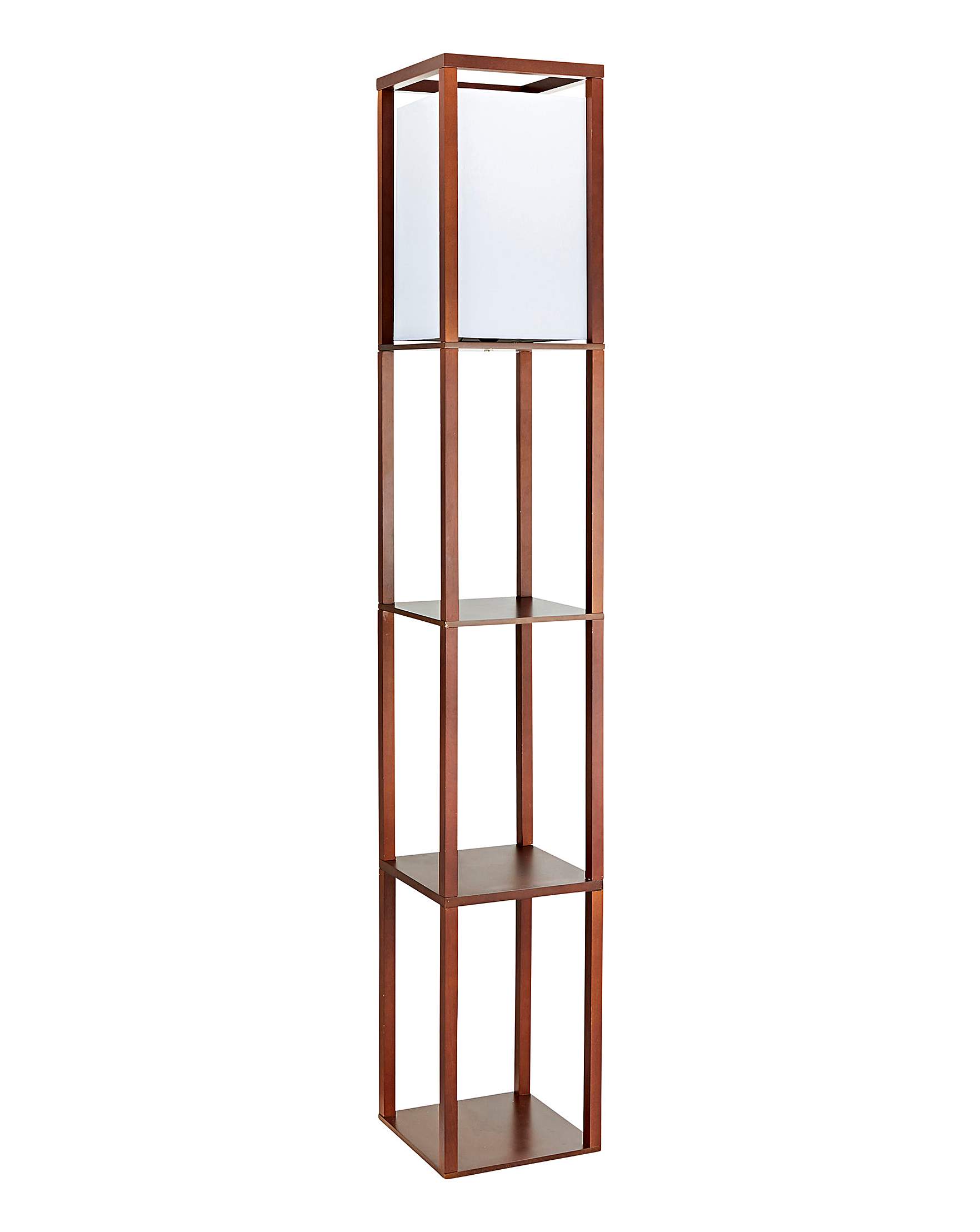 Wentworth Floor Lamp With Shelves