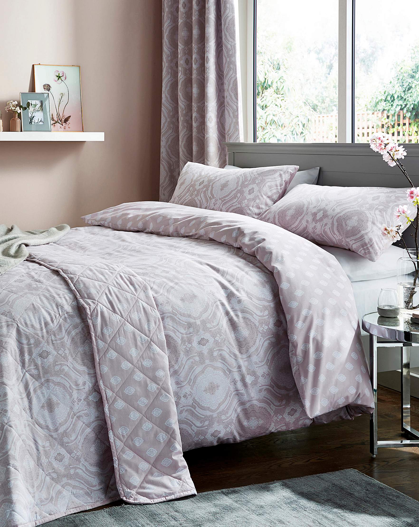 Alford Blush Duvet Cover Set Premier Man