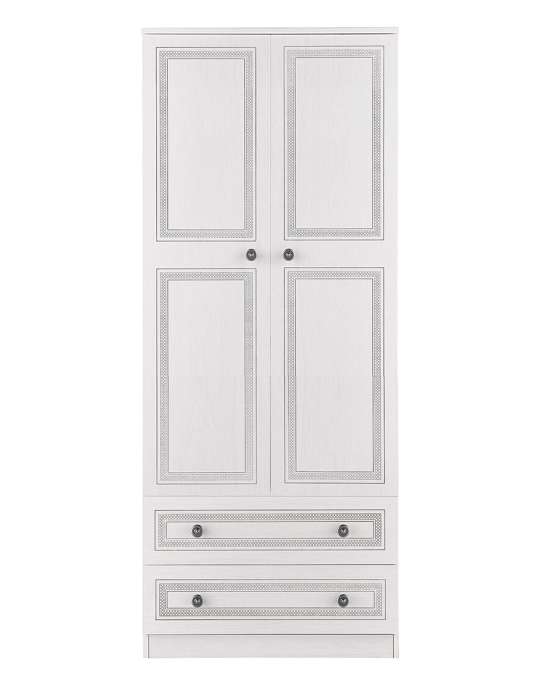 Richmond Assembled 2 Draw Wardrobe