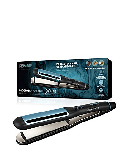 Revamp Progloss Hydro Shield X Shine Ceramic Hair Straightener