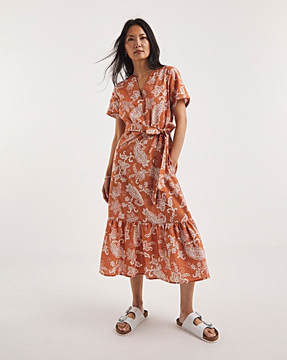 Julipa Printed Cotton Dress
