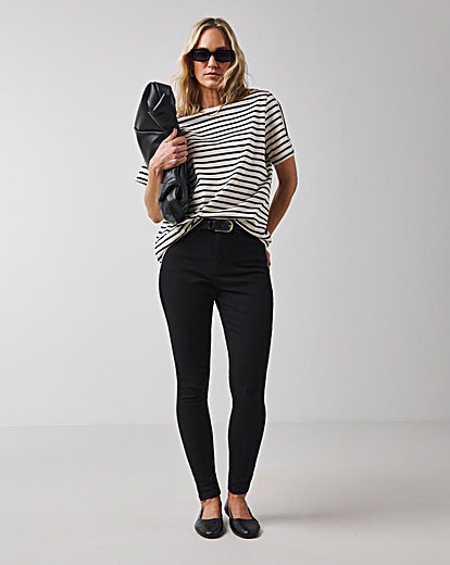 24/7 Black Skinny Jeans