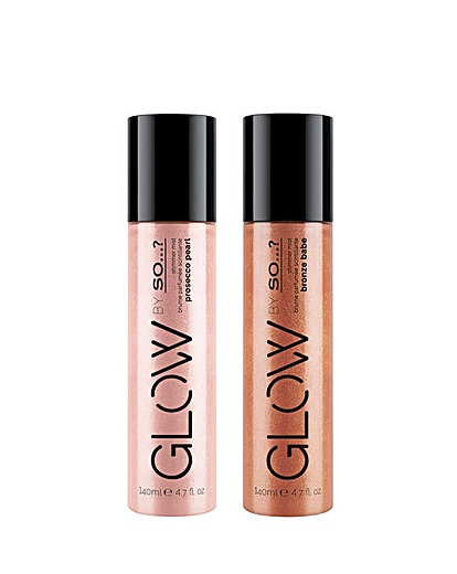 GLOW BY So...? Perfume Shimmer Mist 140ml Bundle