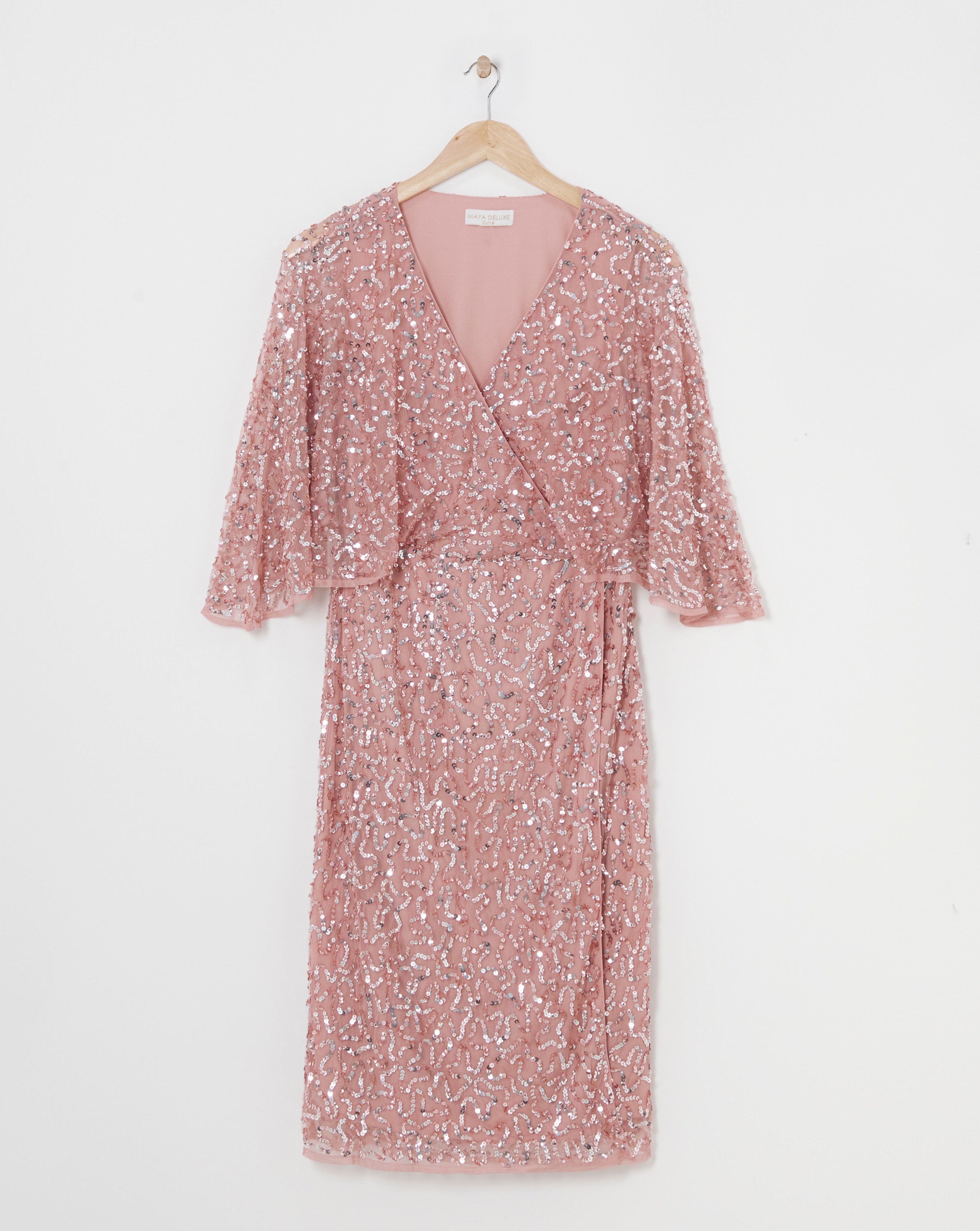 lovedrobe embroidered cape dress Long Embroidered Cape Dress by Elizabeth K GL1527