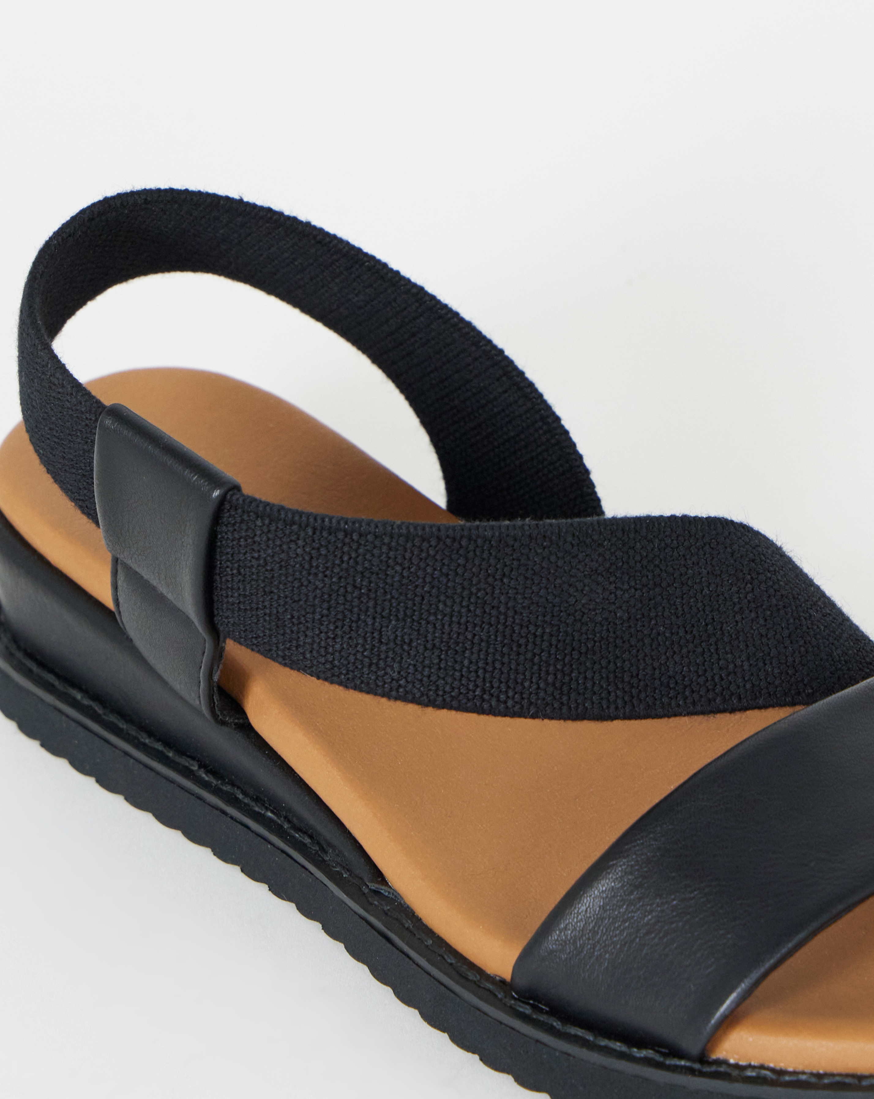 Spritzer Asymmetric Low Wedge Sandals - Extra Wide Fit (EEE