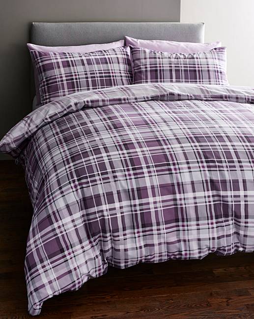 Chandler Plum Duvet Cover Set Ambrose Wilson