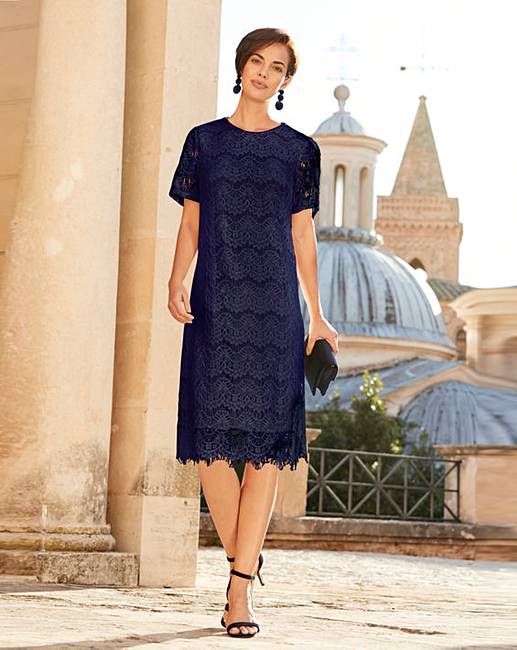 joanna hope black lace dress