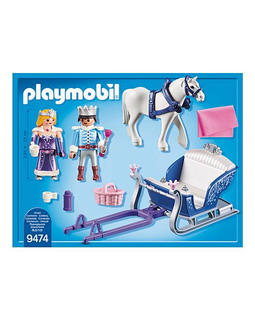 Playmobil 9474 Magic Sleigh avec couple royal