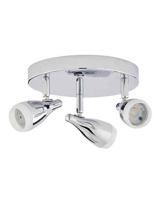 Apollo 3 Light Led Ceiling J D Williams Apollo 3 Light Led Ceiling