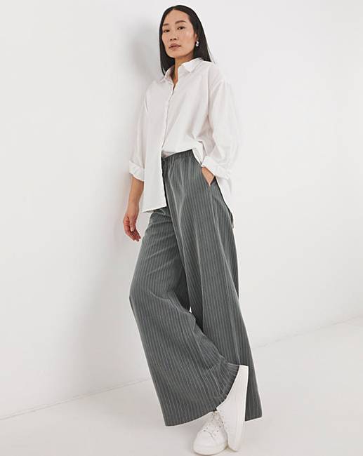 SoftPullOnPinstripeTrousers