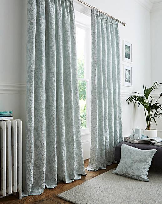 Tuscany Textured Pencil Pleat Curtains | Ambrose Wilson