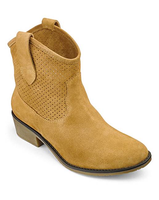 Heavenly Soles Ankle Boots EEE Fit Simply Be