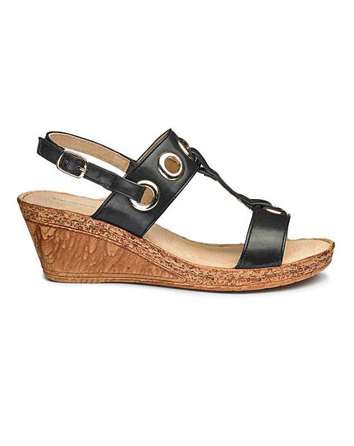 Walk Wedge Fit Sandals E Cushion k0wO8nP
