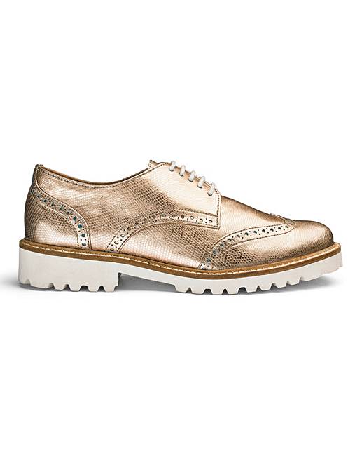 chunky soled brogues